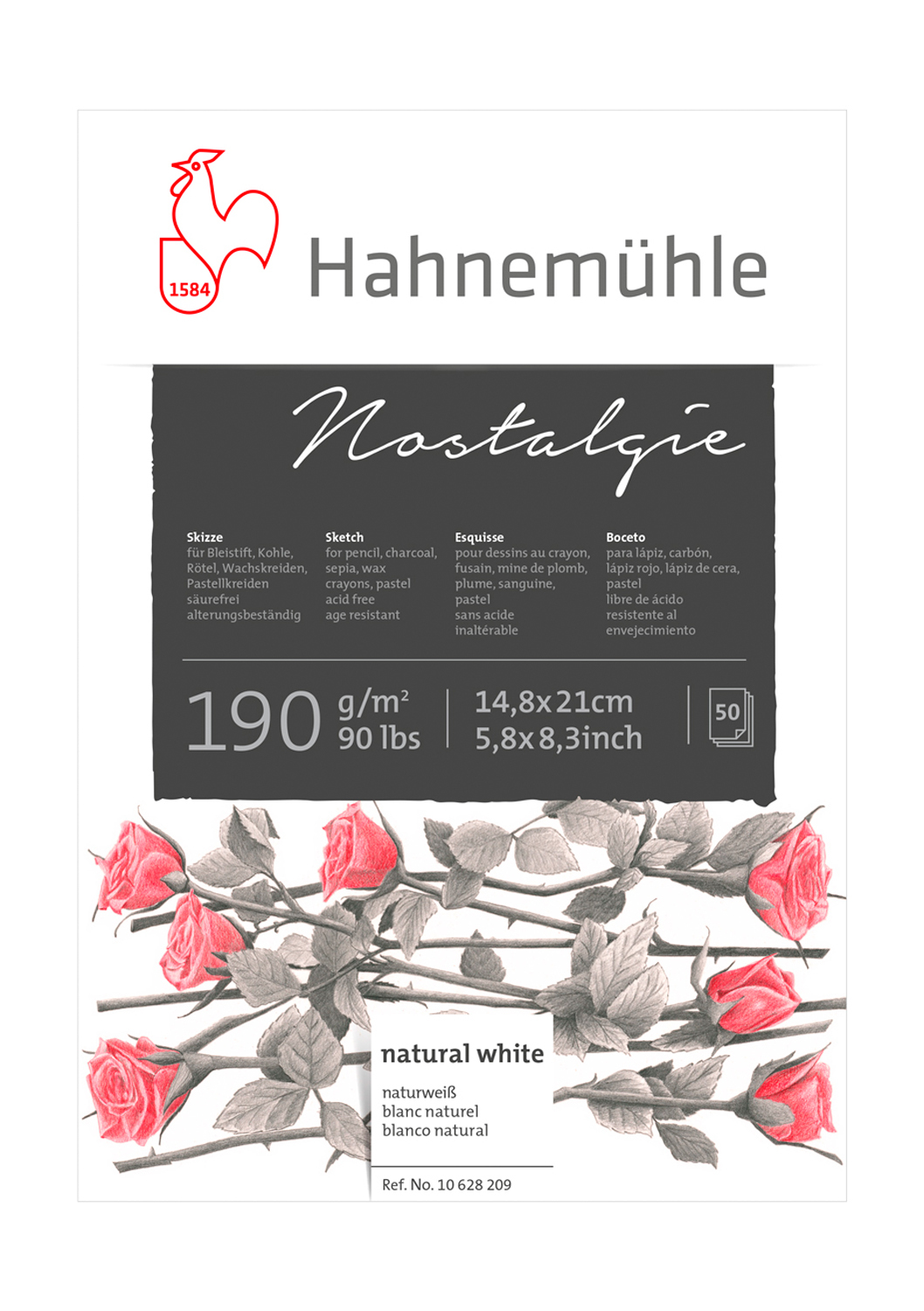 Cover: 4011367282097 | Hahnemühle Papier Nostalgie, DIN A 5, 190 g/m² | 10628209 | 2023
