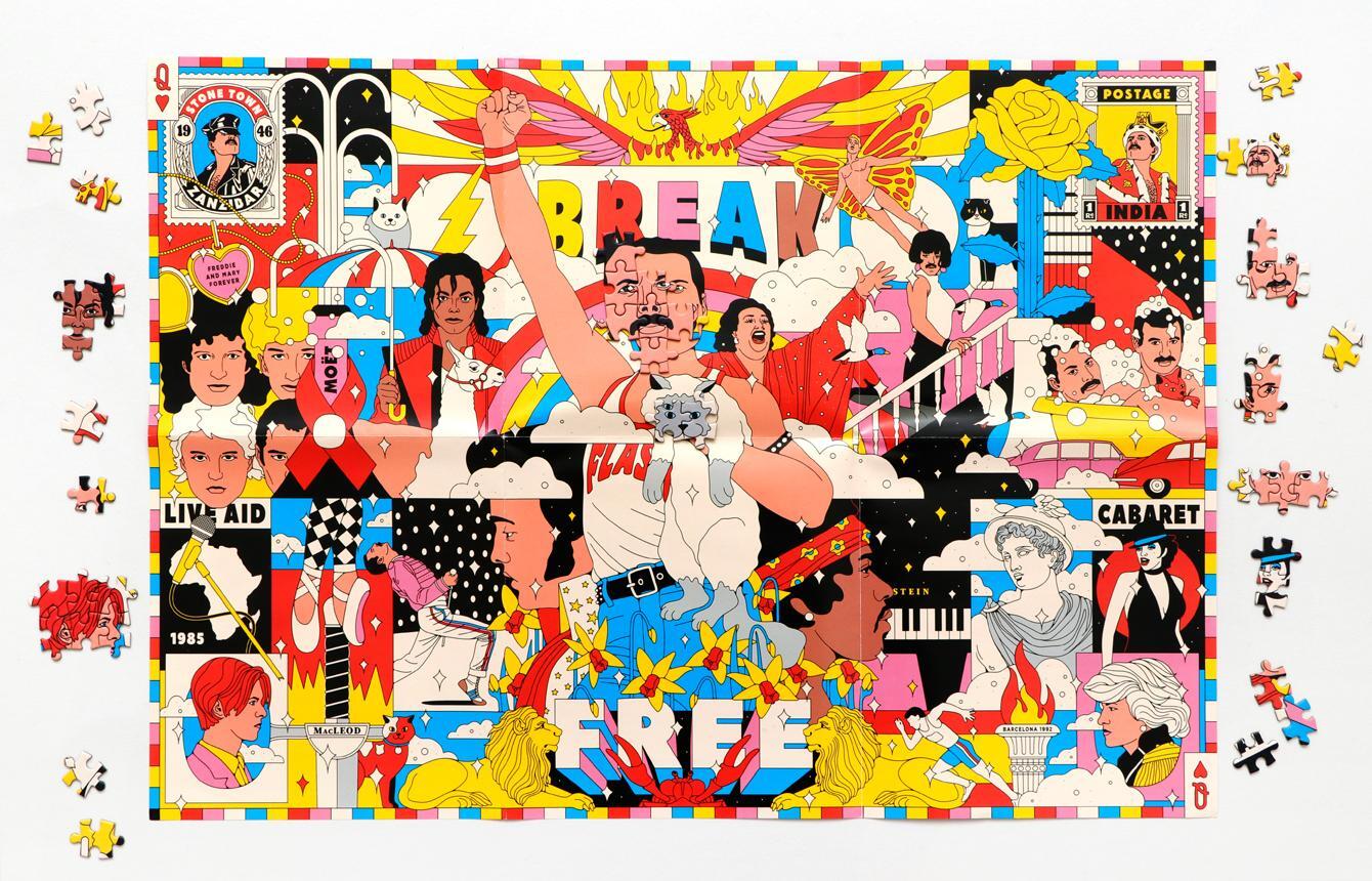 Bild: 9783962442552 | Die Welt des Freddie Mercury | Ein Puzzle | Timba Smits | Stück | 2022