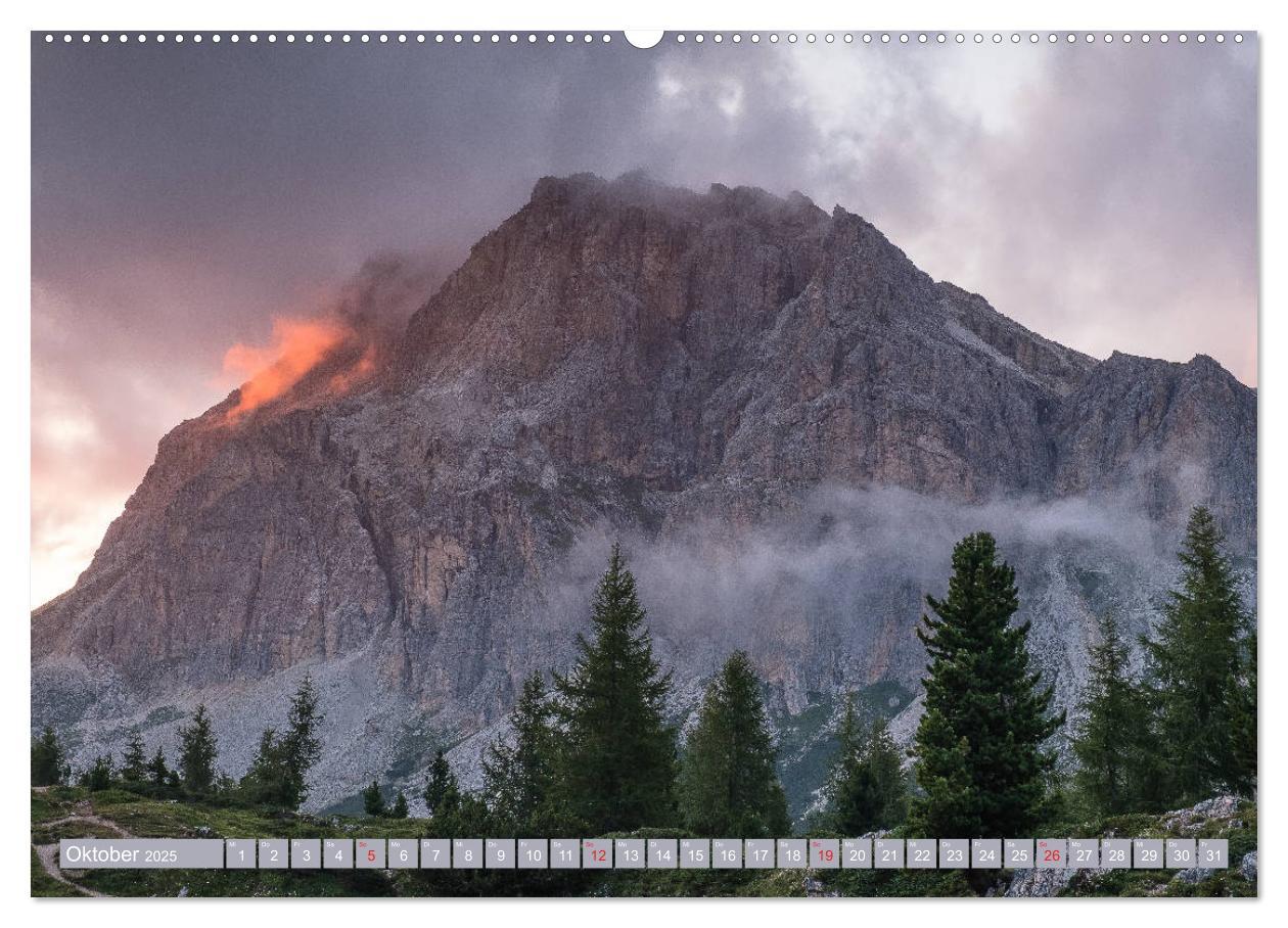 Bild: 9783435112784 | Traumplätze in den Dolomiten (Wandkalender 2025 DIN A2 quer),...