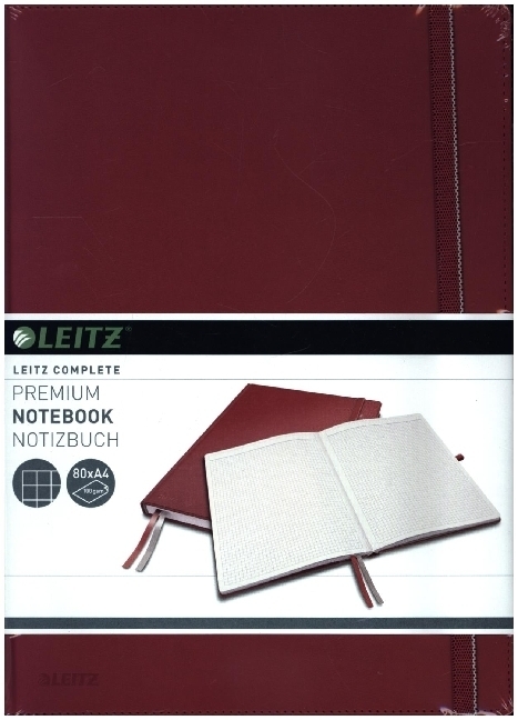 Cover: 4002432100859 | Leitz Notizbuch Complete A4 kariert rot | Buch | 2013