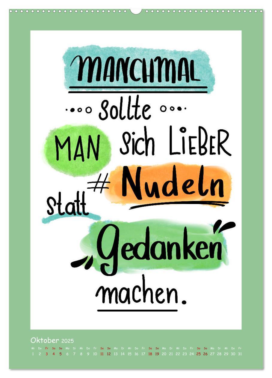 Bild: 9783435696178 | Nachgedacht-Sprüche und Zitate (Wandkalender 2025 DIN A2 hoch),...