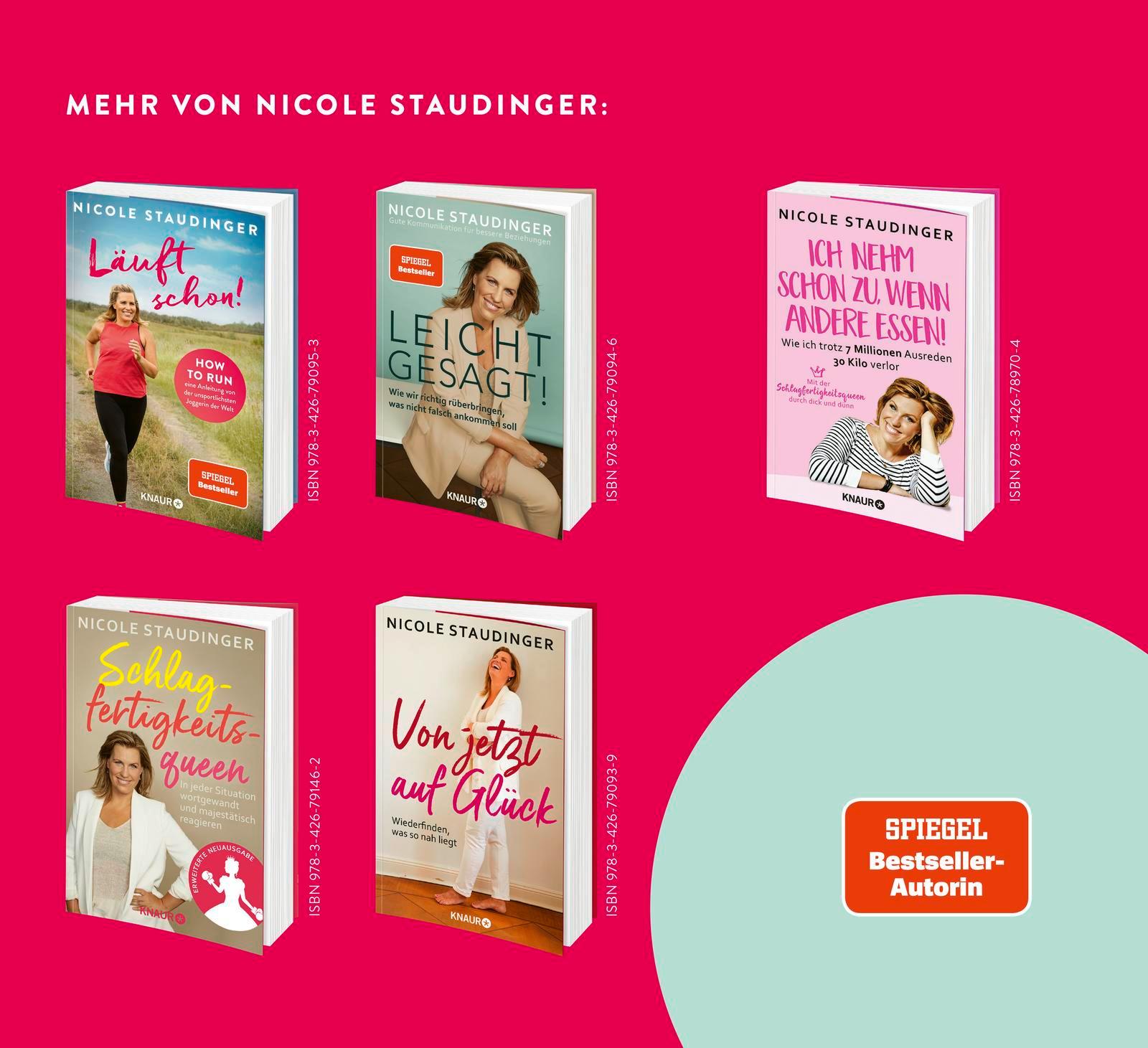 Bild: 9783426791769 | Bin fast fertig, muss nur noch anfangen | Nicole Staudinger | Buch