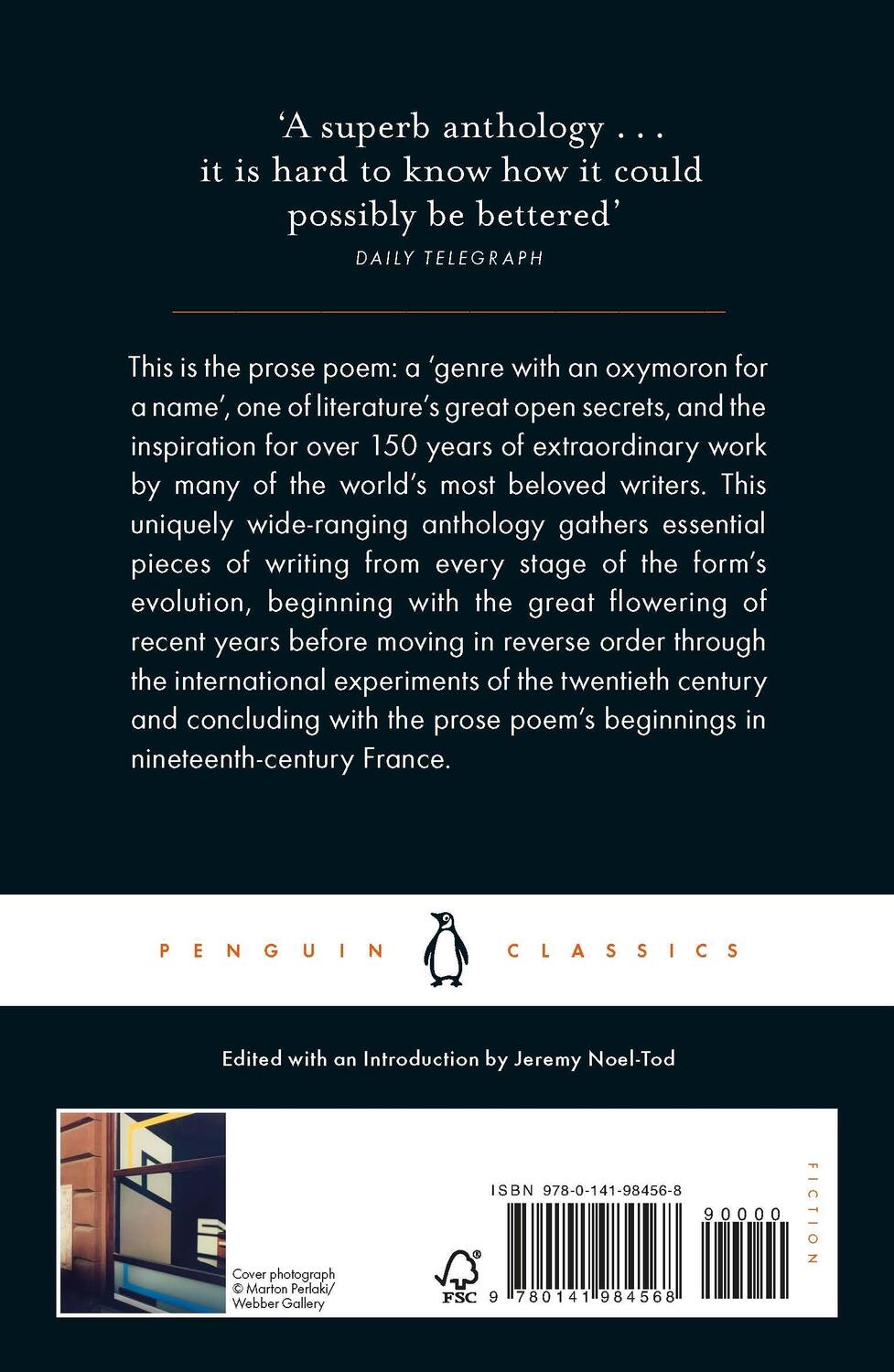 Rückseite: 9780141984568 | The Penguin Book of the Prose Poem: From Baudelaire to Anne Carson