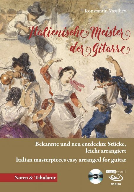 Cover: 9783945190241 | Italienische Meister der Gitarre, m. 1 Audio-CD | Konstantin Vassiliev