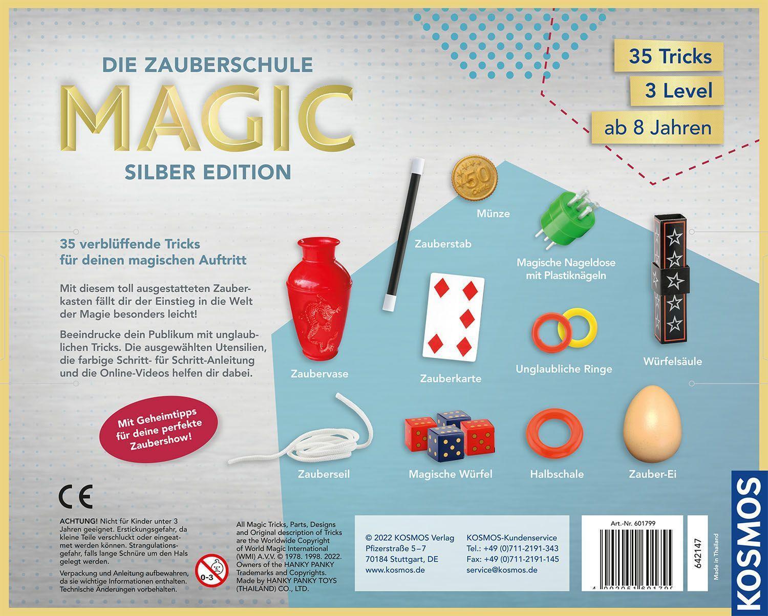 Bild: 4002051601799 | Die Zauberschule MAGIC Silber Edition | Zauberkasten | Spiel | Deutsch