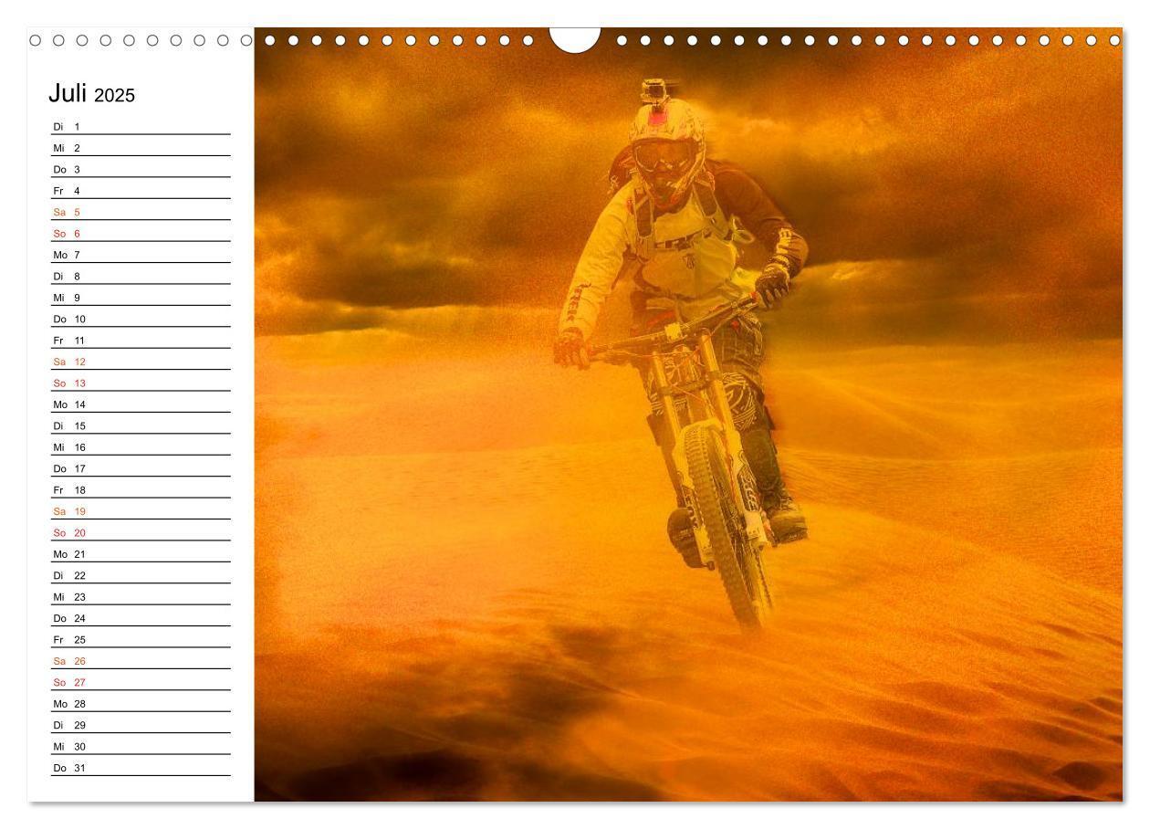 Bild: 9783435487806 | Mountainbike Trails (Wandkalender 2025 DIN A3 quer), CALVENDO...