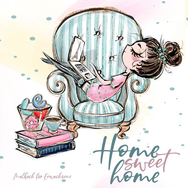 Cover: 9783752989205 | Home Sweet Home - Malbuch für Erwachsene | Musterstück Grafik | Buch