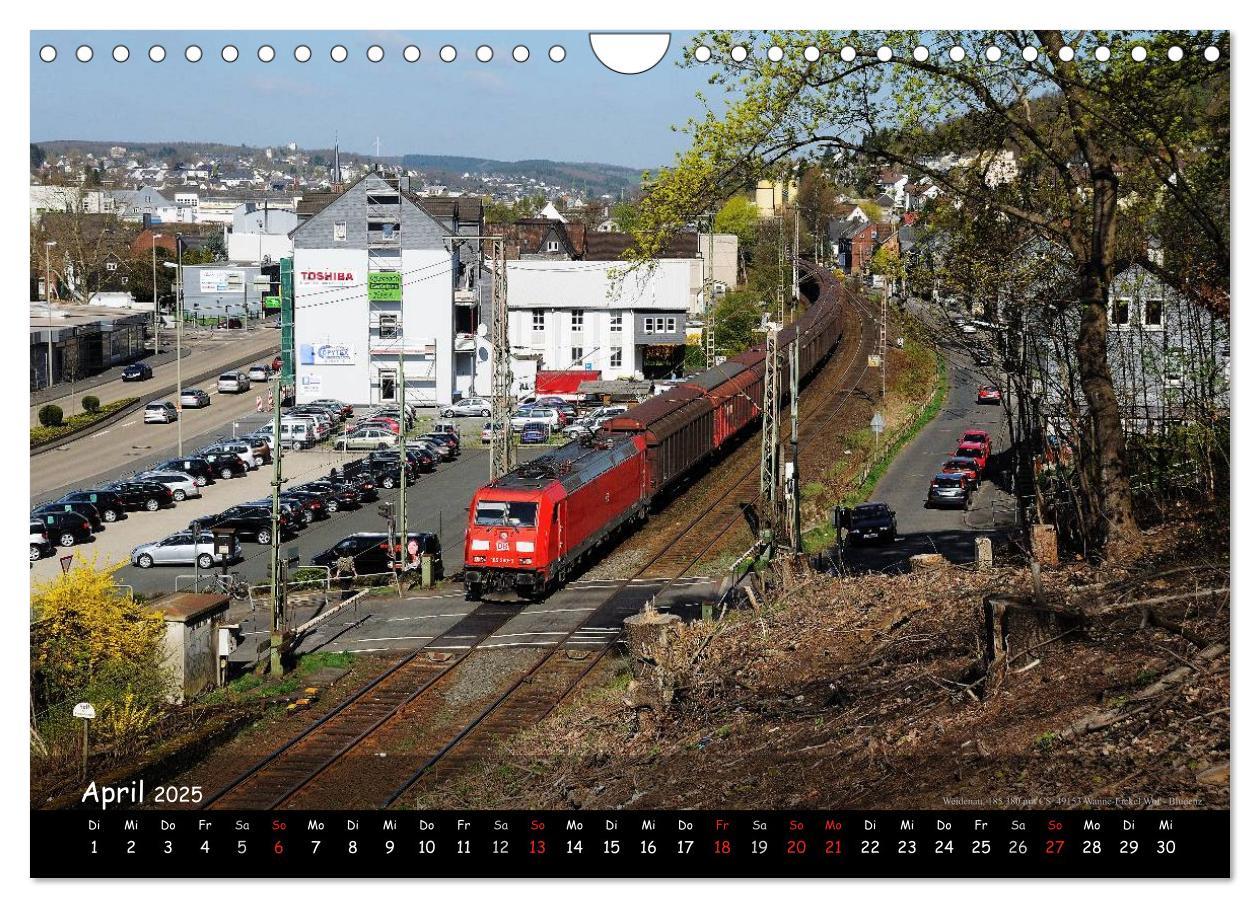 Bild: 9783435619139 | Eisenbahn im Kreis Siegen-Wittgenstein (Wandkalender 2025 DIN A4...