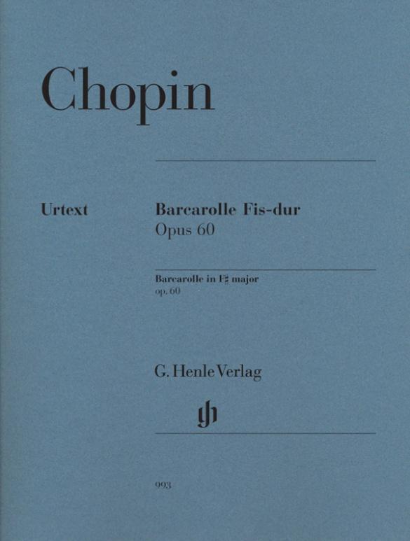 Cover: 9790201809939 | Barcarolle Fis-dur Opus 60 | Frédéric Chopin | Taschenbuch | Deutsch