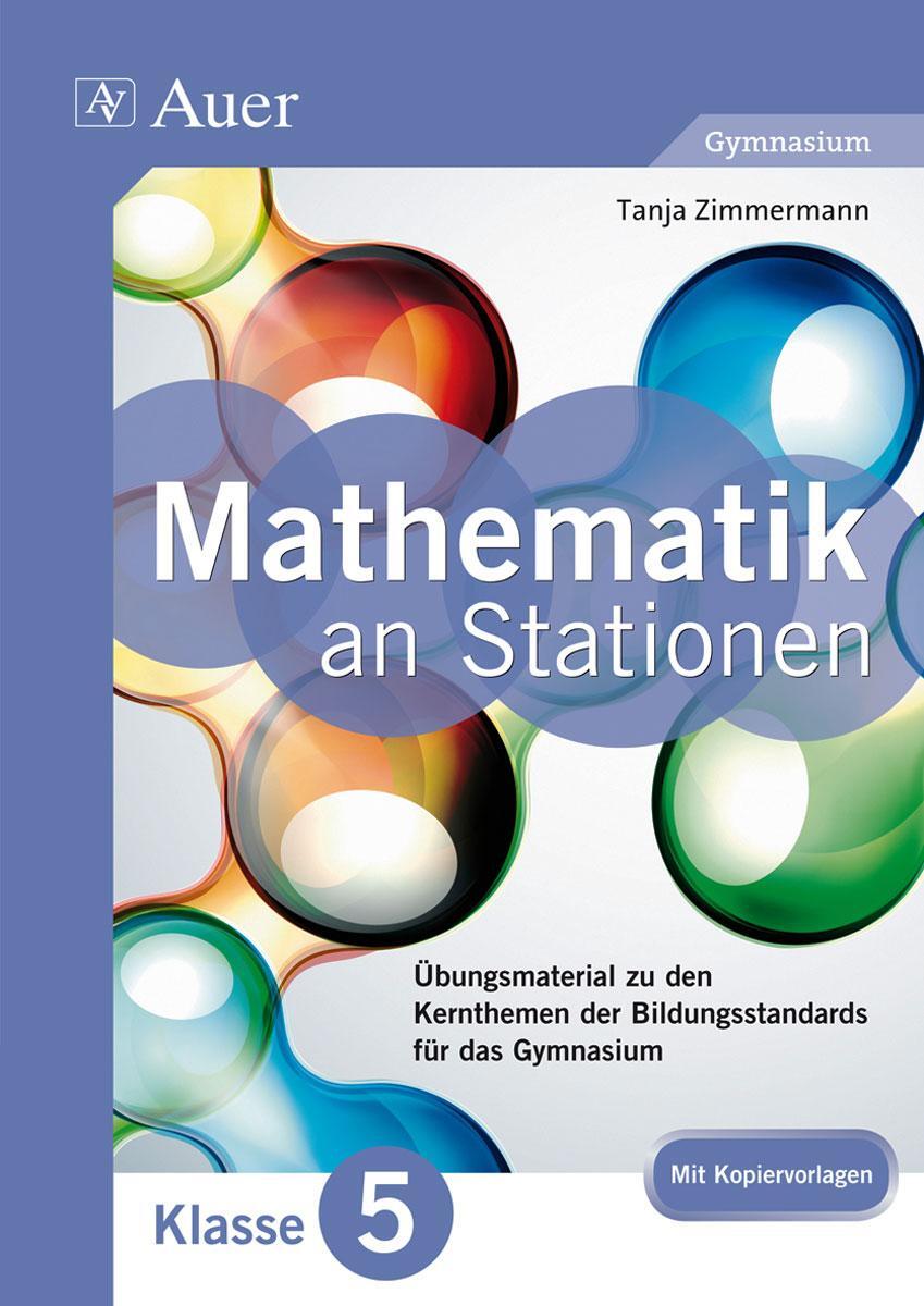 Cover: 9783403071587 | Mathe an Stationen 5 Gymnasium | Tanja Zimmermann | Broschüre | 2013