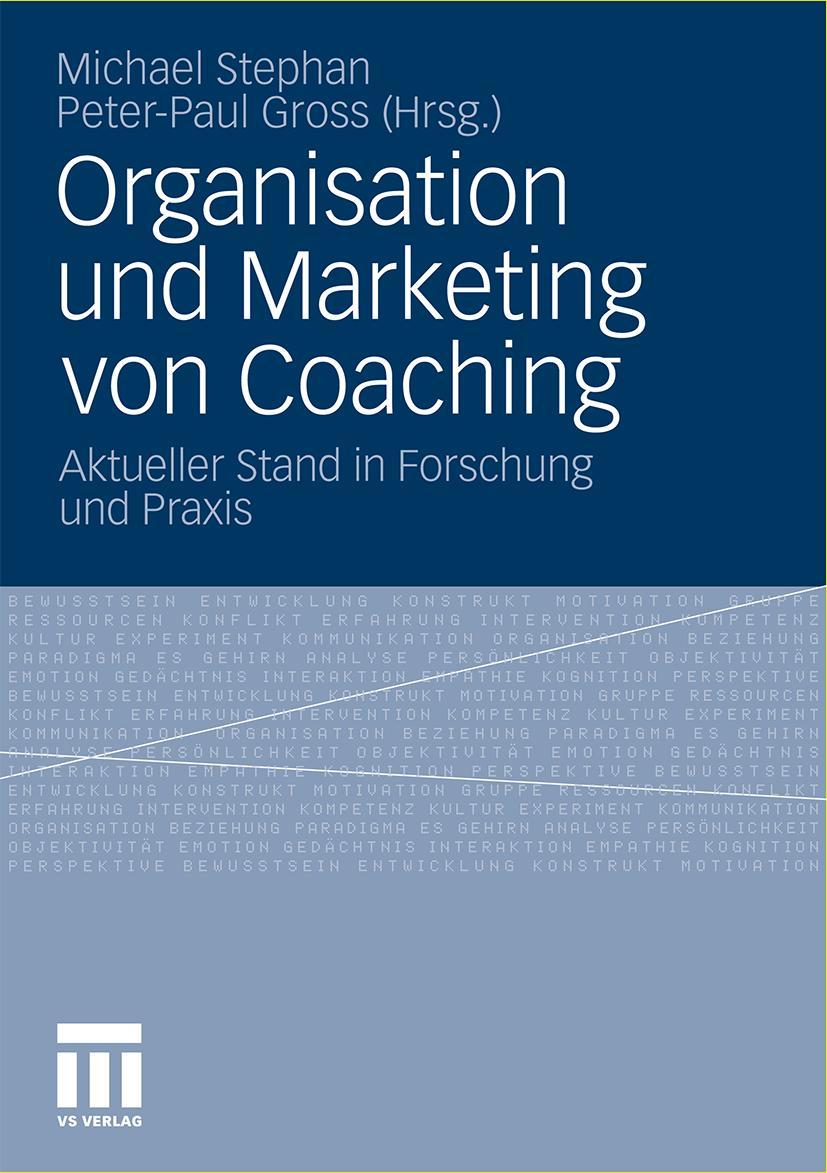 Cover: 9783531178301 | Organisation und Marketing von Coaching | Peter-Paul Gross (u. a.)