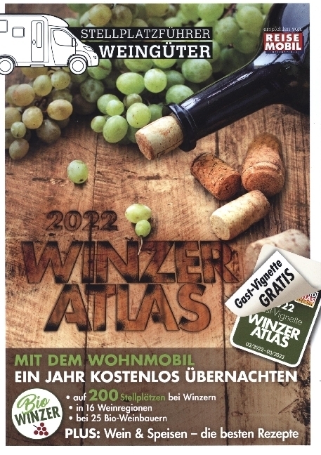 Cover: 9783948979133 | WINZERATLAS 2022 | Stellplatzführer Weingüter | International | Buch