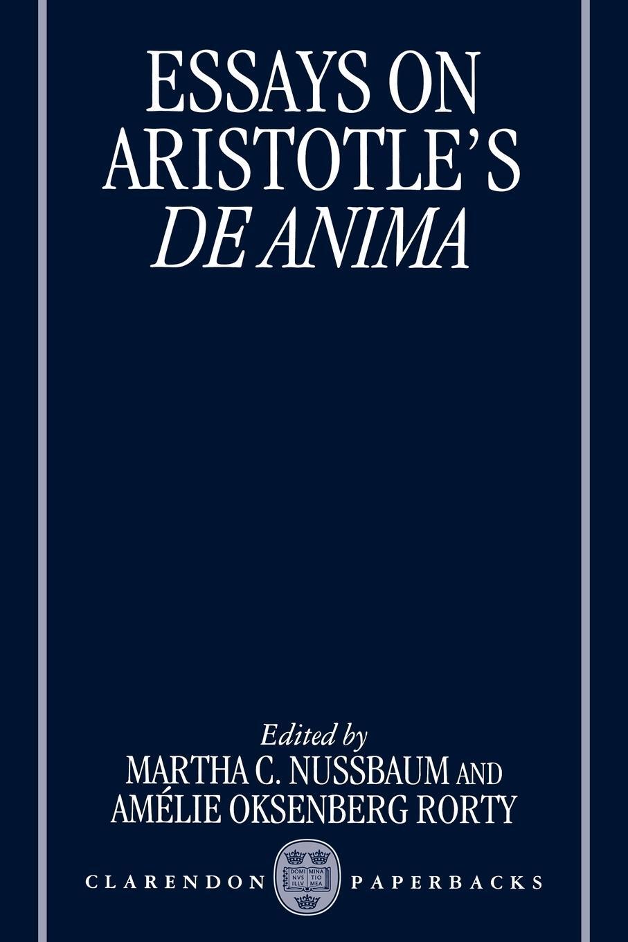 Cover: 9780198236009 | Essays on Aristotle's de Anima | Amelia O. Rorty | Taschenbuch | 1995
