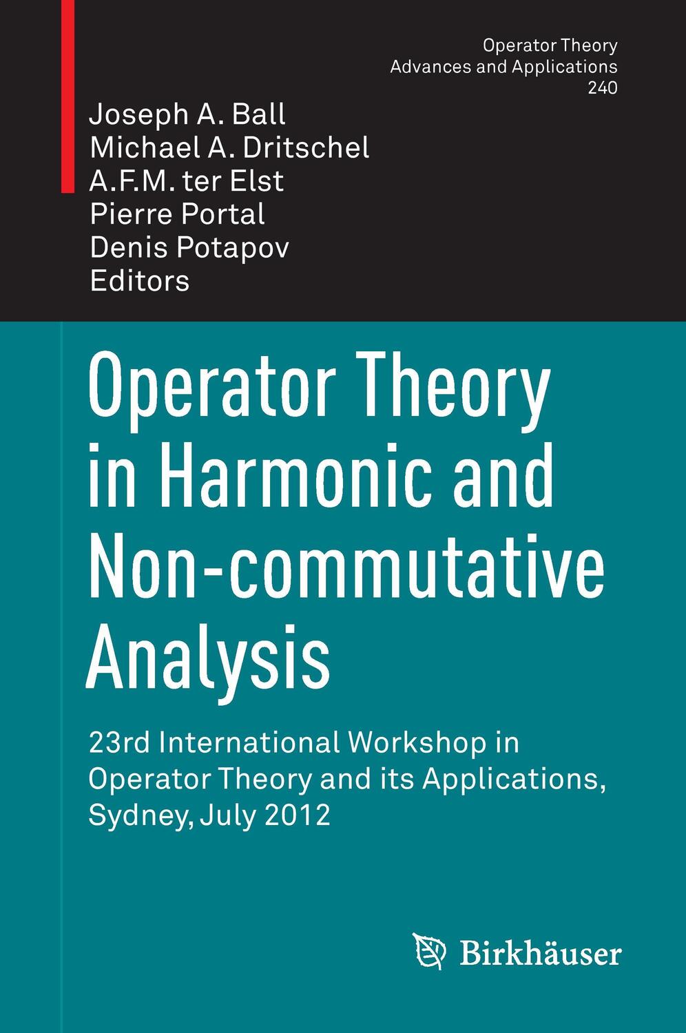 Cover: 9783319062655 | Operator Theory in Harmonic and Non-commutative Analysis | Buch | vii