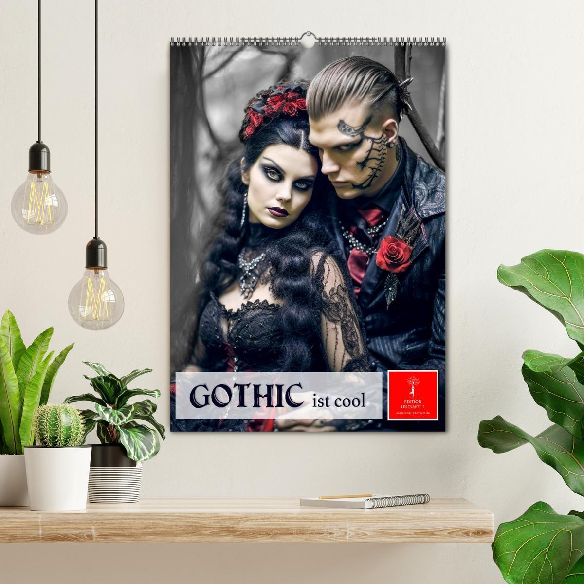 Bild: 9783435866540 | Gothic ist cool (Wandkalender 2025 DIN A2 hoch), CALVENDO...