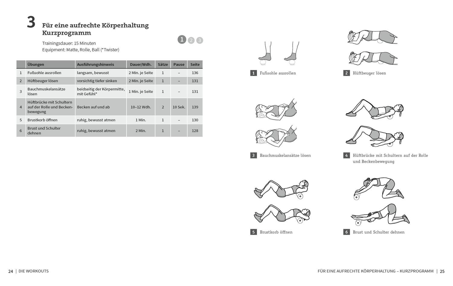 Bild: 9783742316097 | 50 Workouts mit Faszienrolle und Ball | Torsten Pfitzer | Taschenbuch