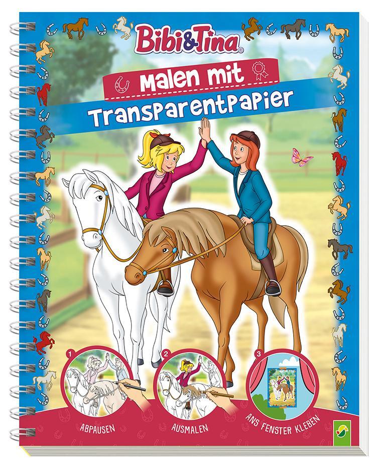 Cover: 9783849928025 | Bibi & Tina - Malen mit Transparentpapier | Taschenbuch | Deutsch