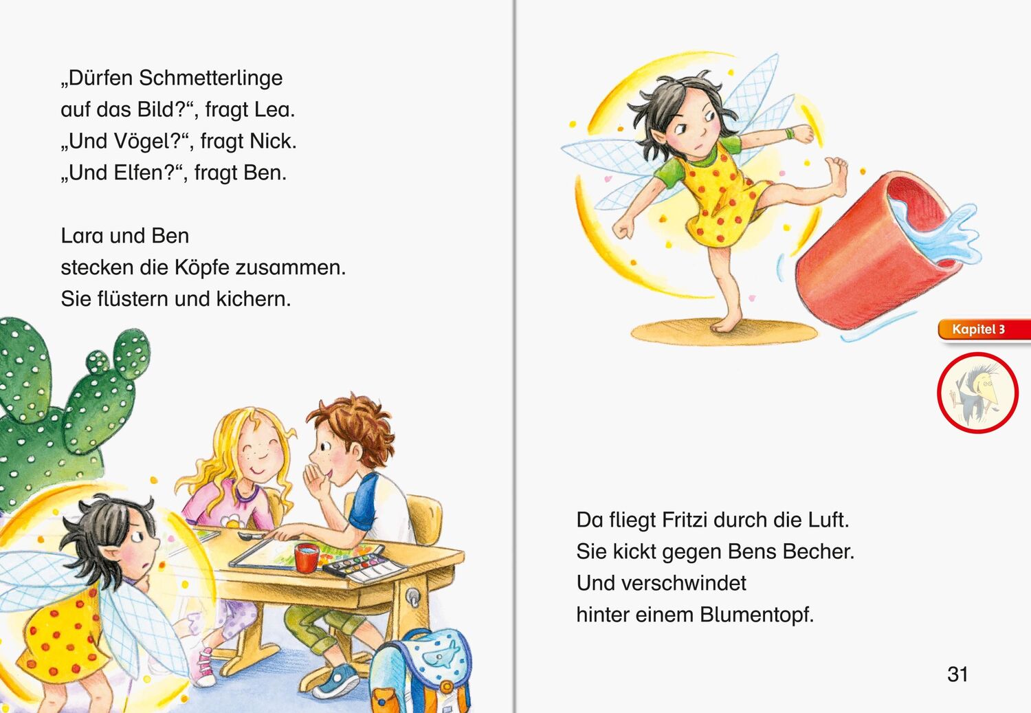 Bild: 9783473365654 | Lara und die freche Elfe in der Schule - Leserabe 1. Klasse -...