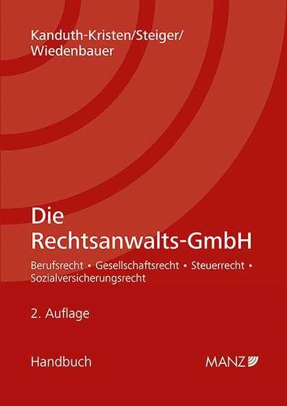 Cover: 9783214020415 | Die Rechtsanwalts-GmbH | Sabine Kanduth-Kristen (u. a.) | Taschenbuch