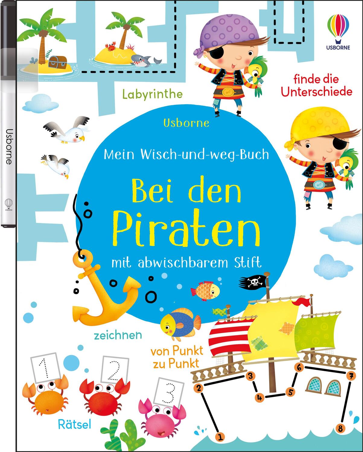 Cover: 9781782326007 | Mein Wisch-und-weg-Buch: Bei den Piraten | Kirsteen Robson | Buch