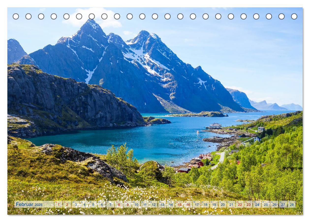 Bild: 9783435411887 | Die Lofoten - Eine Bilder-Reise (Tischkalender 2025 DIN A5 quer),...