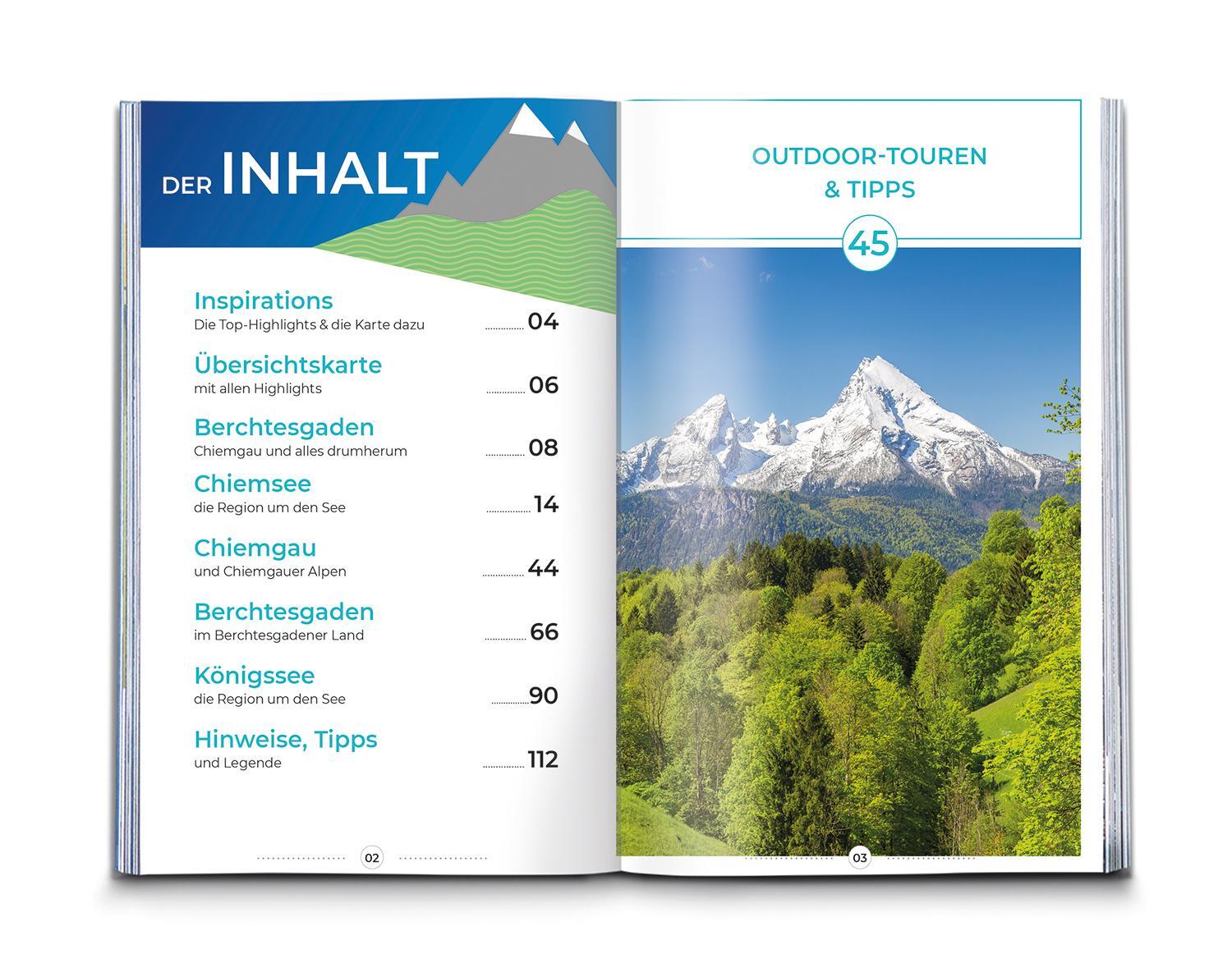 Bild: 9783991540182 | KOMPASS Inspiration Berchtesgaden und Chiemgau mit Chiemsee | Buch