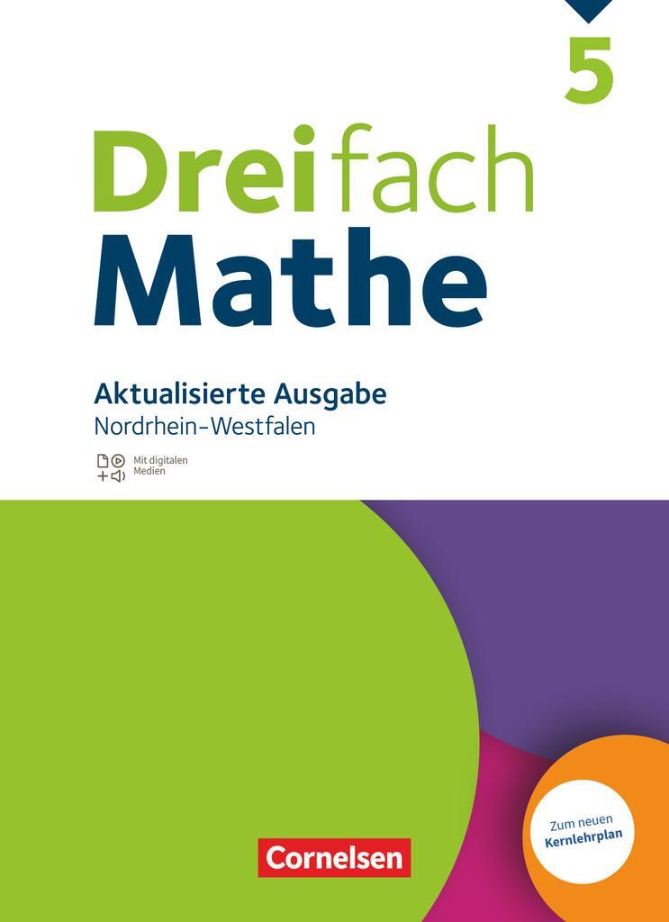 Cover: 9783060001613 | Dreifach Mathe 5. Schuljahr. Nordrhein-Westfalen - Aktualisierte...