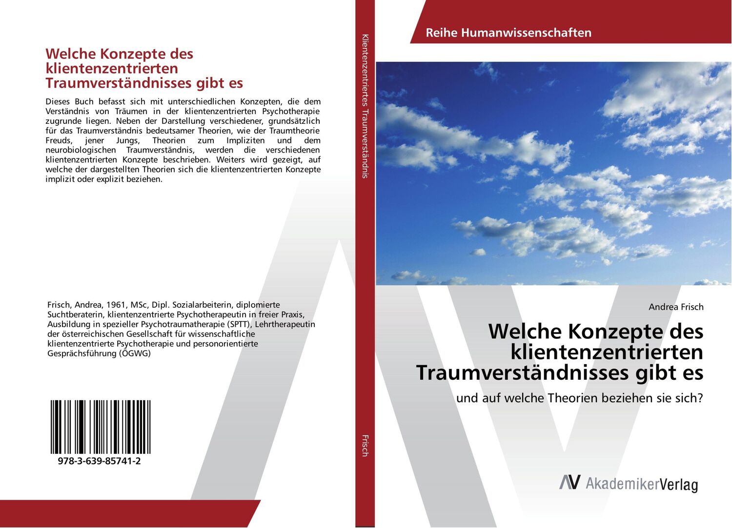 Cover: 9783639857412 | Welche Konzepte des klientenzentrierten Traumverständnisses gibt es