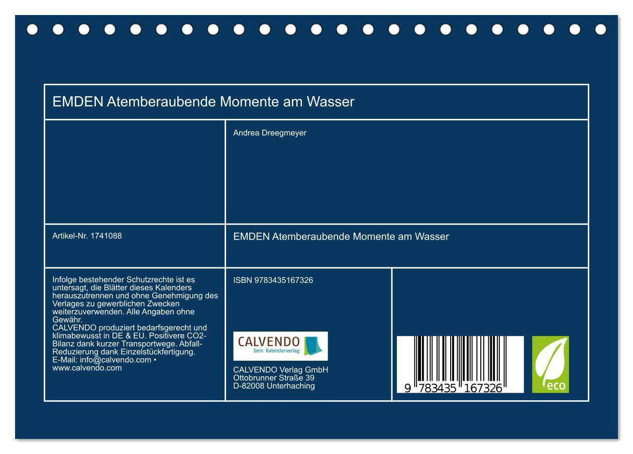 Bild: 9783435167326 | EMDEN Atemberaubende Momente am Wasser (Tischkalender 2025 DIN A5...