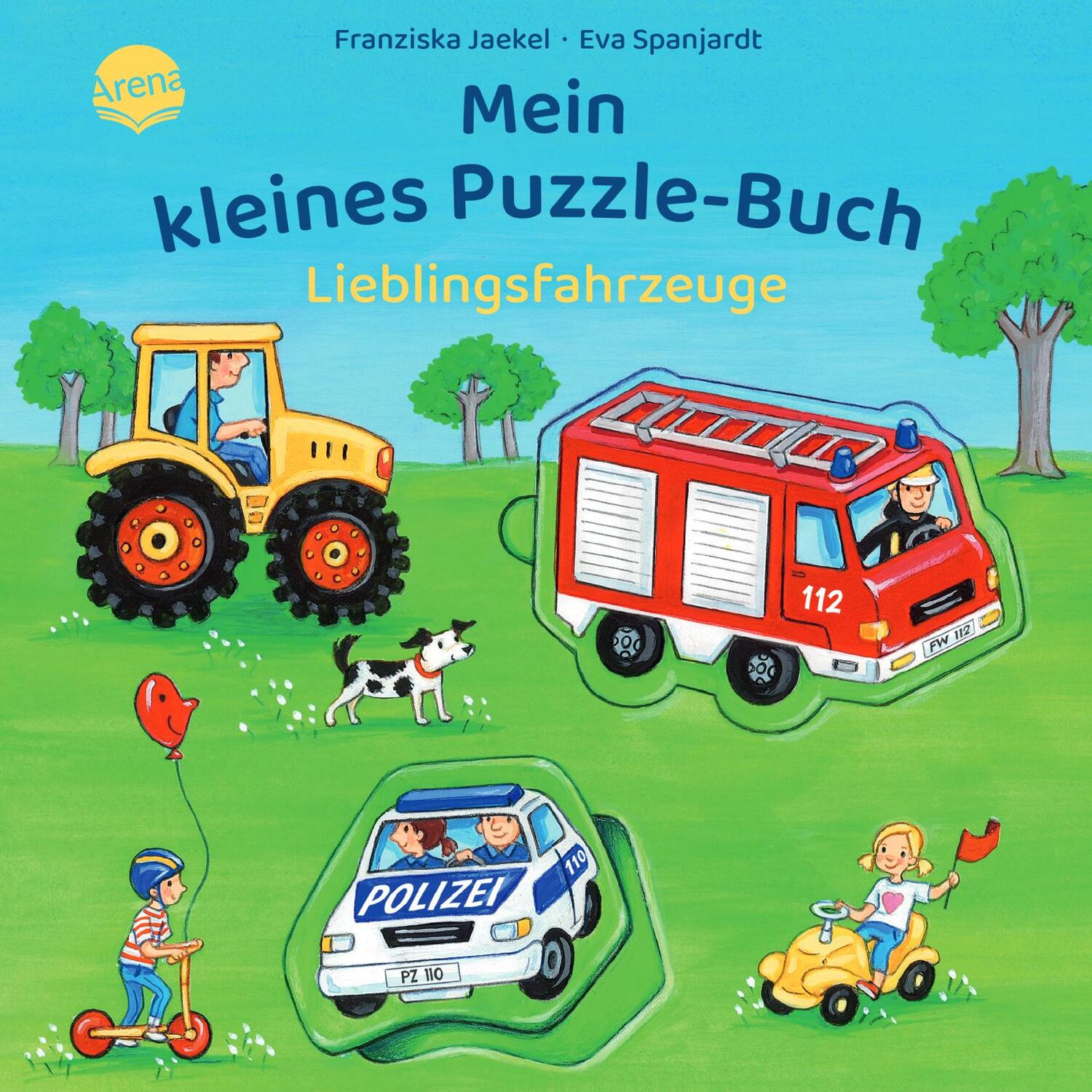 Cover: 9783401718514 | Mein kleines Puzzle-Buch. Lieblingsfahrzeuge | Franziska Jaekel | Buch