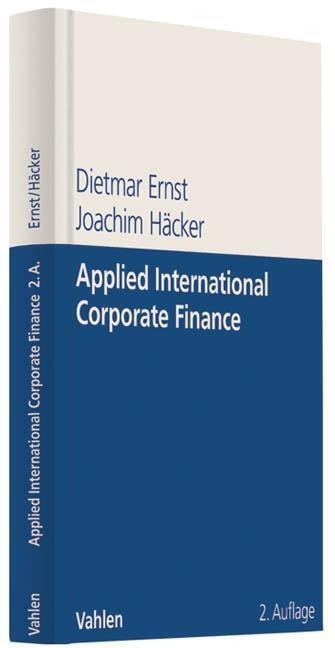 Cover: 9783800637515 | Applied International Corporate Finance | Ernst | Buch | XXIV | 2011