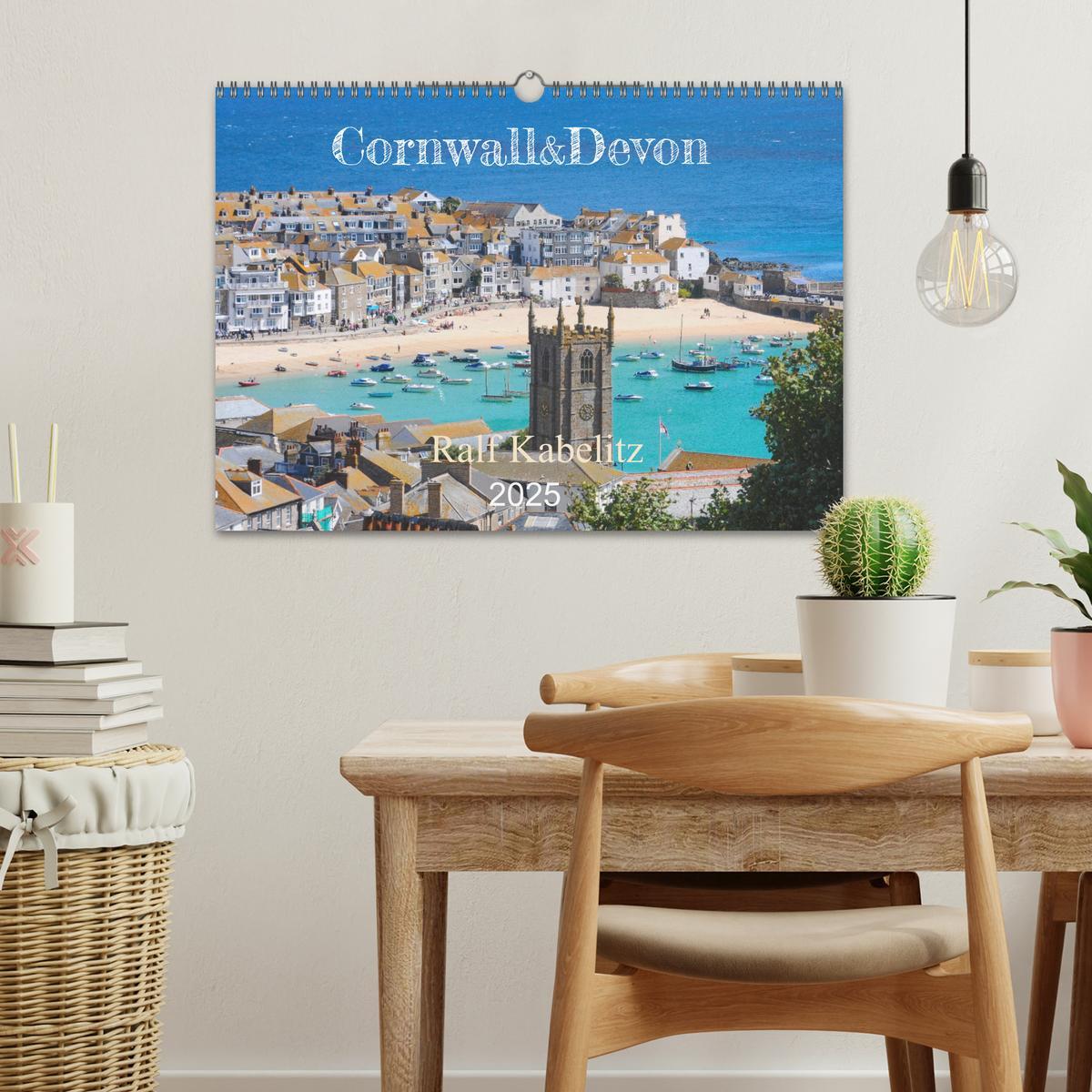 Bild: 9783383908460 | Cornwall &amp; Devon 2025 (Wandkalender 2025 DIN A3 quer), CALVENDO...