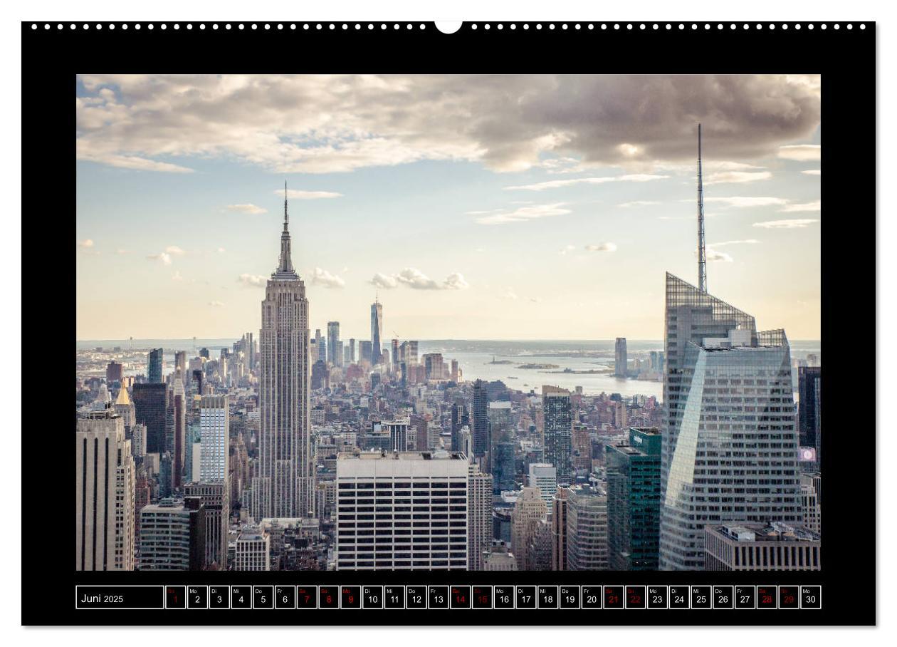 Bild: 9783435283385 | New York (Wandkalender 2025 DIN A2 quer), CALVENDO Monatskalender