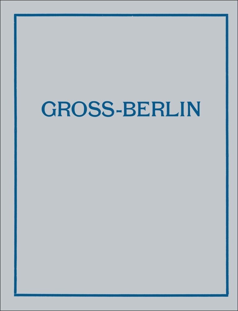 Cover: 9783803022042 | Gross-Berlin | Markus Tubbesing | Taschenbuch | Deutsch | 2020