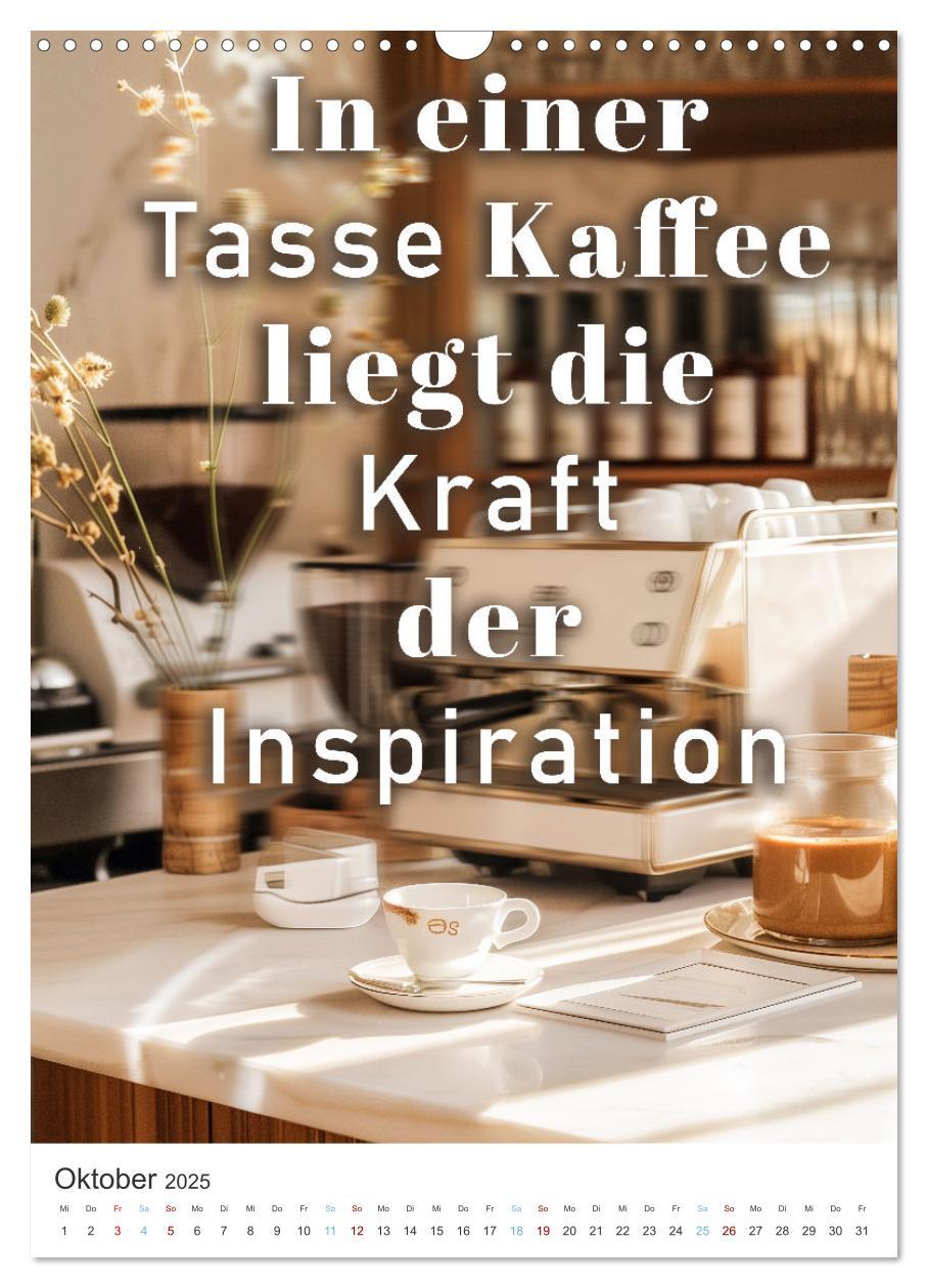 Bild: 9783383820151 | Kaffeegenuss für die Seele (Wandkalender 2025 DIN A3 hoch),...