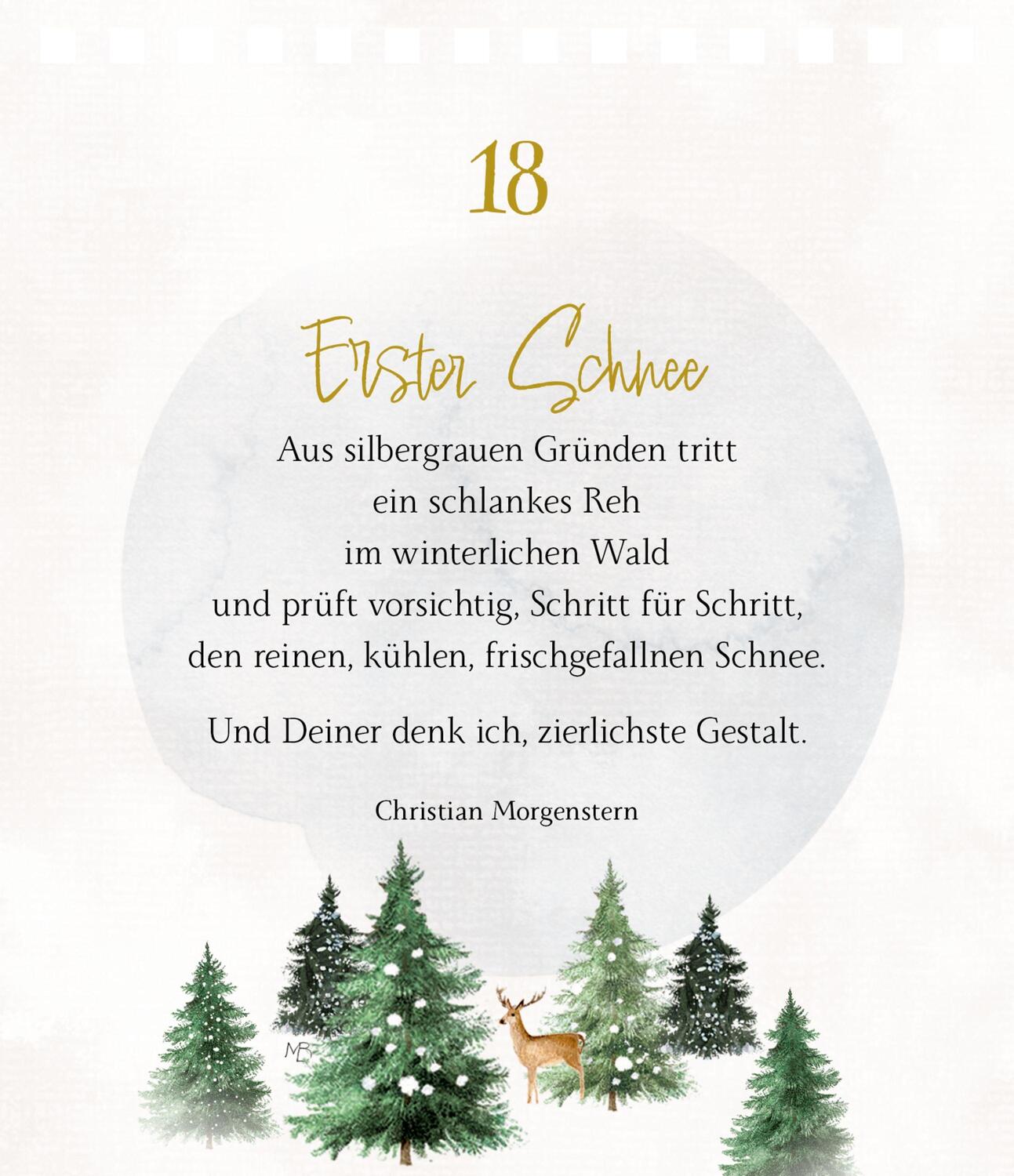 Bild: 9783649647782 | Tischkalender | Zauber der Winterwelt - 24 glückliche Momente | Bastin