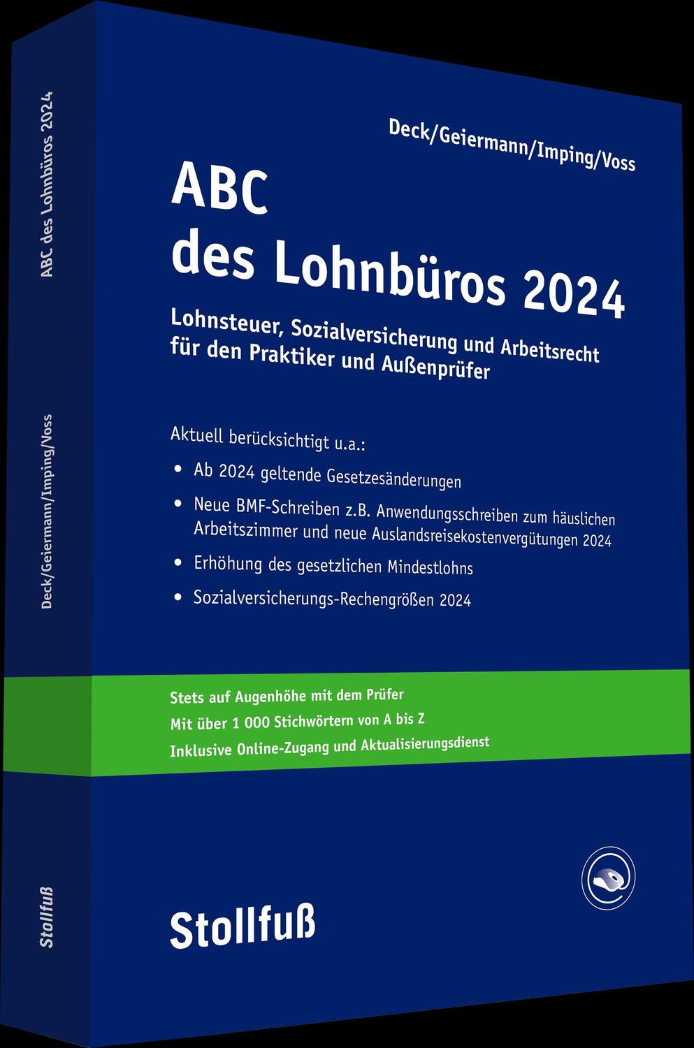 Cover: 9783083278245 | ABC des Lohnbüros 2024 | Andreas Imping (u. a.) | Taschenbuch | 2024