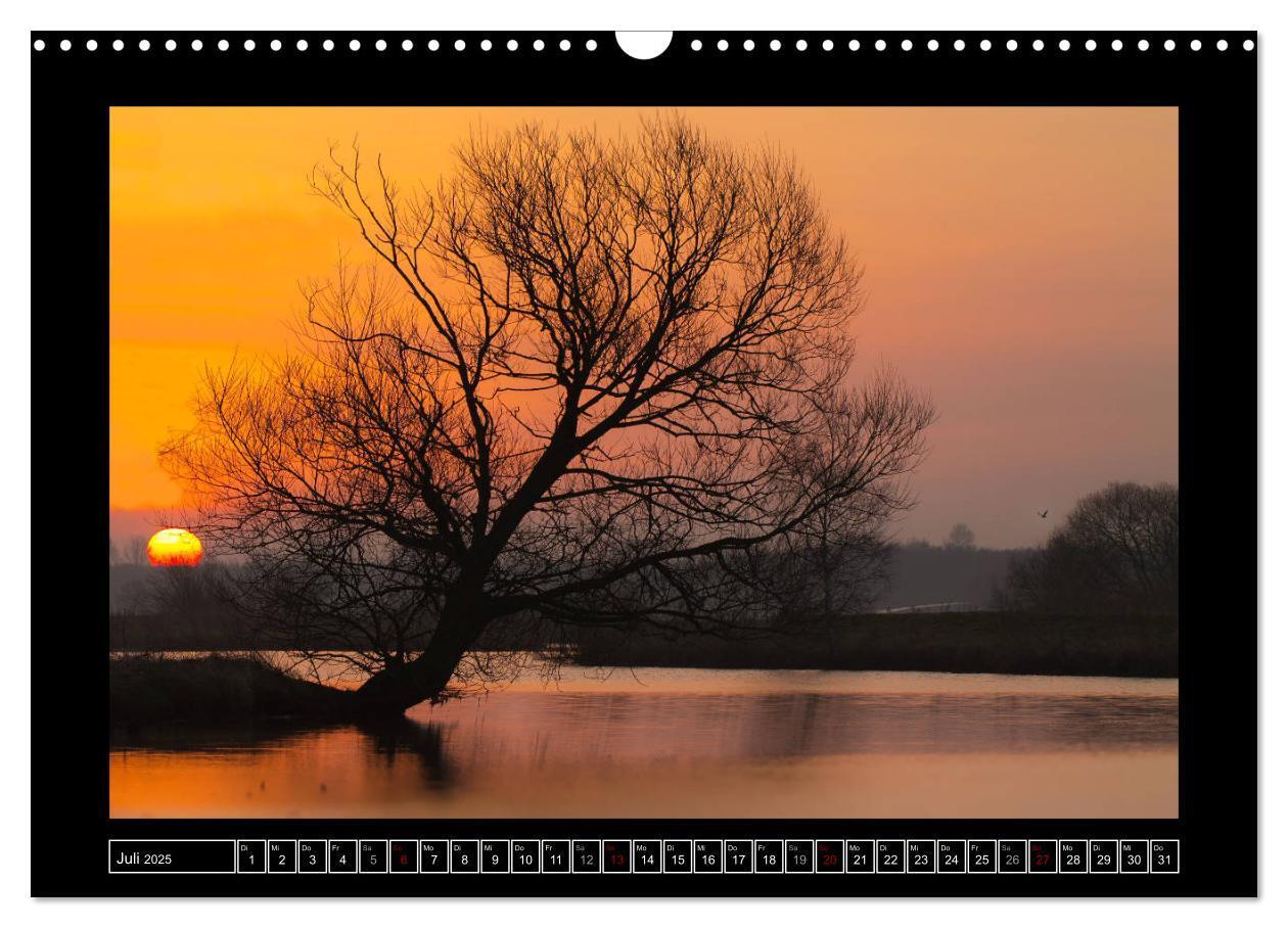 Bild: 9783435450145 | Lichtlandschaft Worpswede (Wandkalender 2025 DIN A3 quer), CALVENDO...