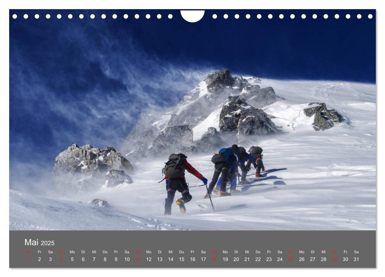 Bild: 9783435295012 | Bergsteigen - Extremsport am Limit (Wandkalender 2025 DIN A4 quer),...