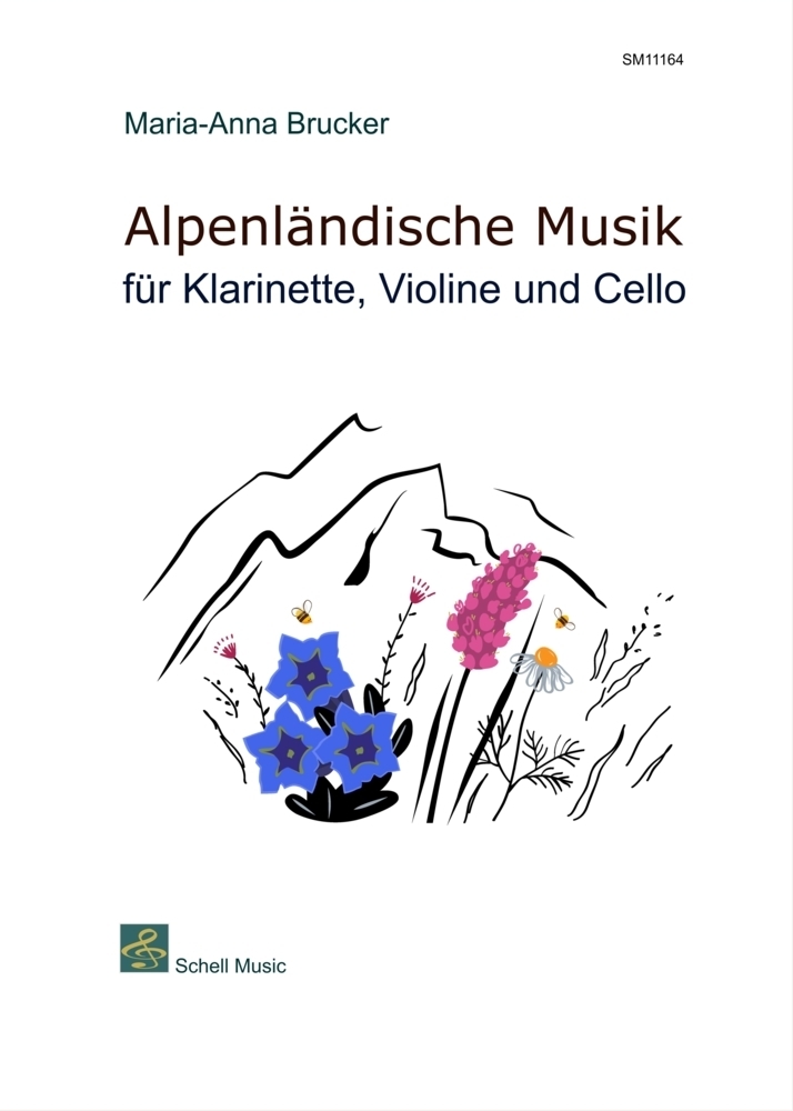 Cover: 9783864111648 | Alpenländische Musik für Klarinette, Violine und Cello, 3 Teile | Buch