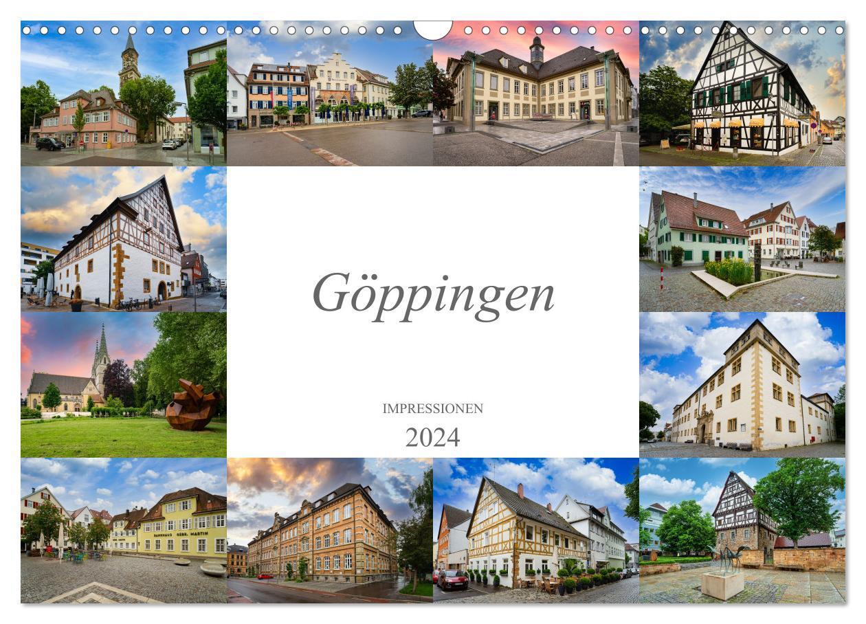 Cover: 9783675499980 | Göppingen Impressionen (Wandkalender 2024 DIN A3 quer), CALVENDO...