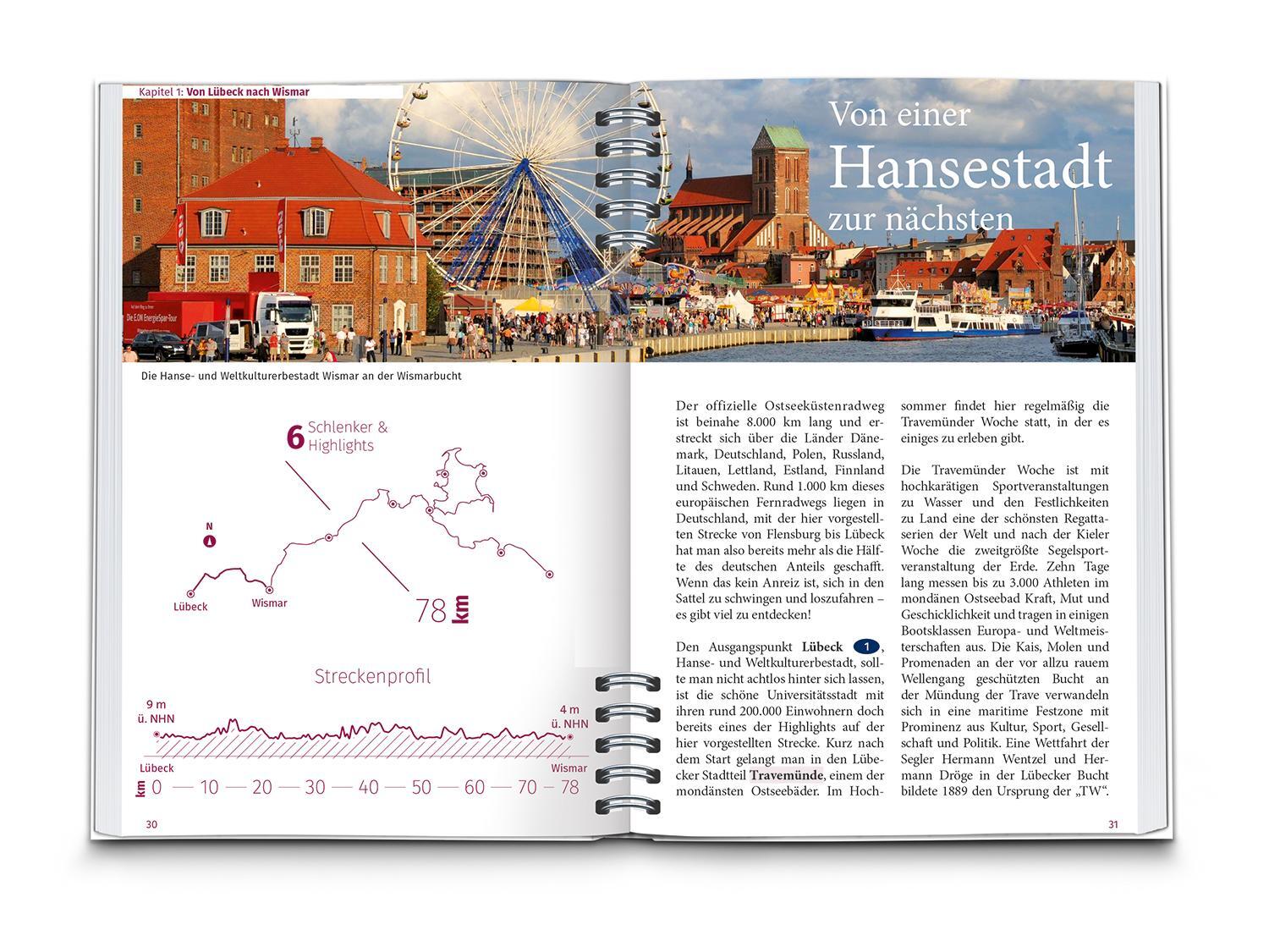 Bild: 9783991213208 | KOMPASS Radreiseführer Ostseeküstenradweg Mecklenburg-Vorpommern