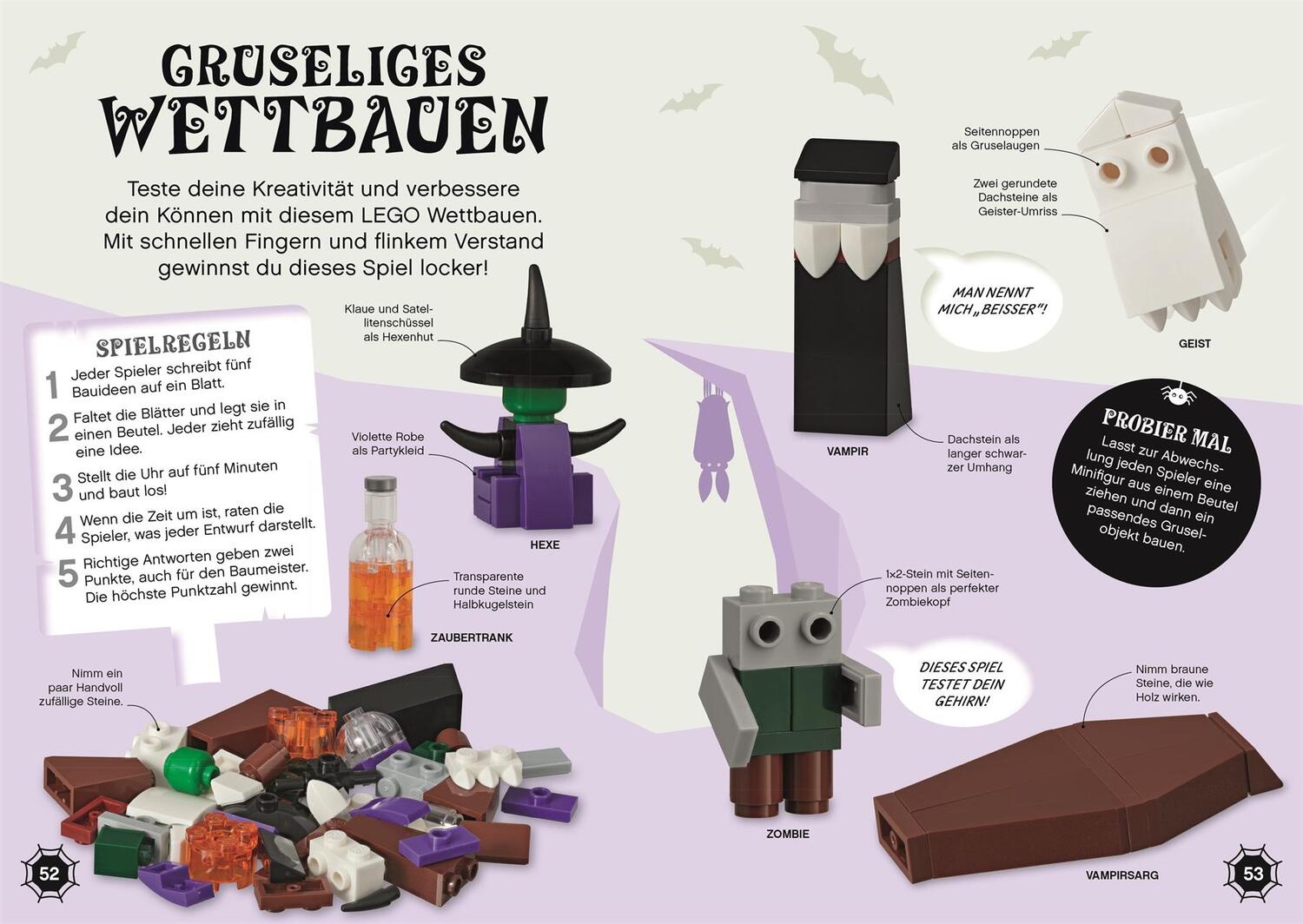 Bild: 9783831042029 | LEGO® Ideen Geister, Hexen, Gruselwesen | Julia March | Buch | 80 S.