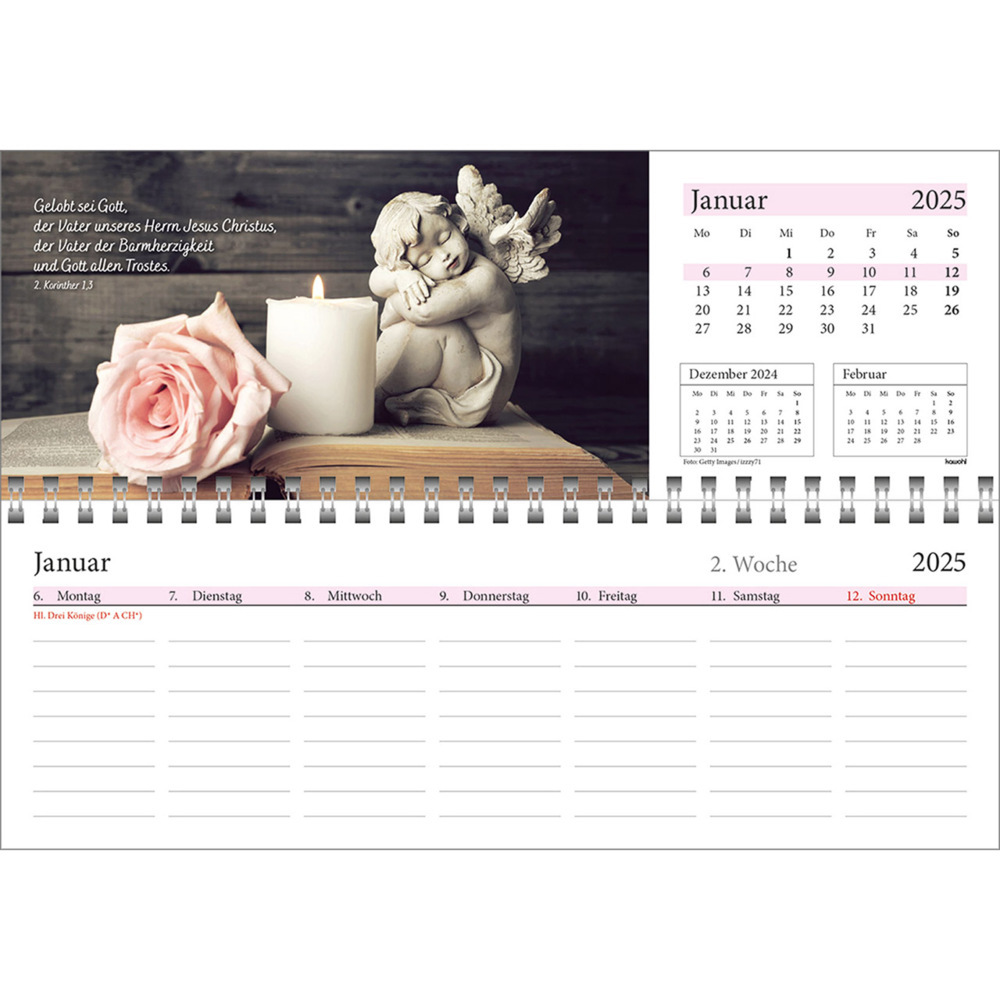 Bild: 9783754825457 | In deine Hand leg ich den Tag 2025 | Wochen-Tischkalender | Kalender