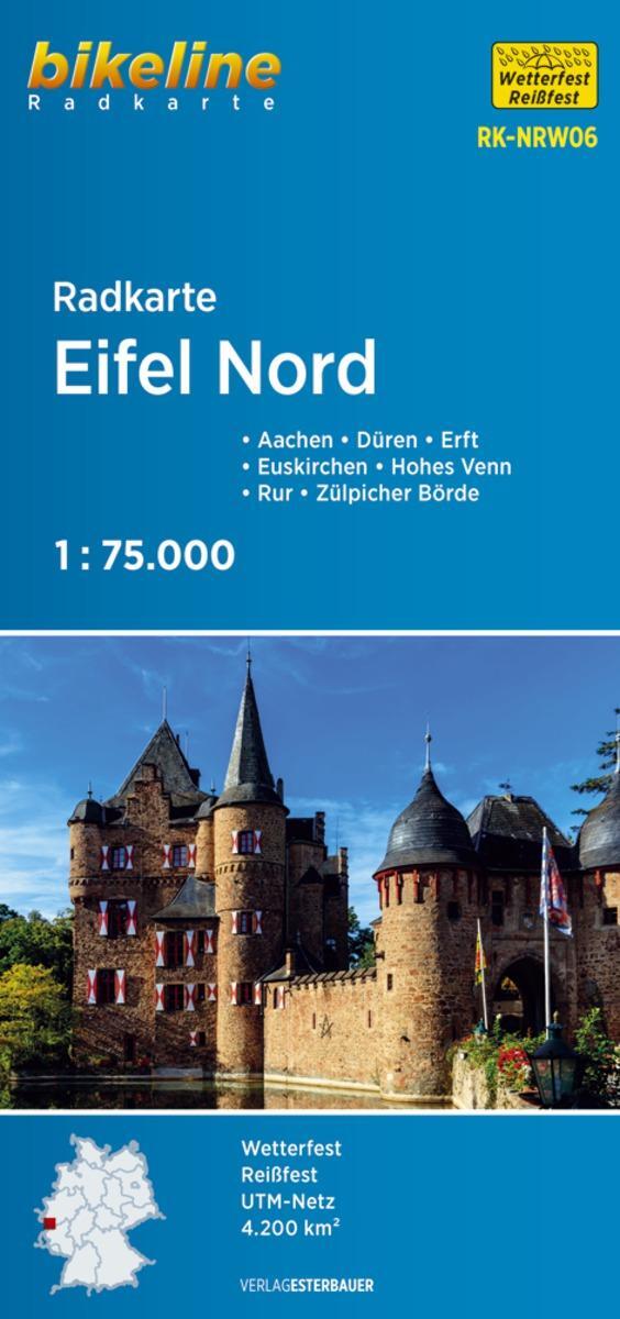 Cover: 9783850002875 | Bikeline Radkarte Eifel Nord Aachen, Köln 1 : 75 000 | Verlag | 2011