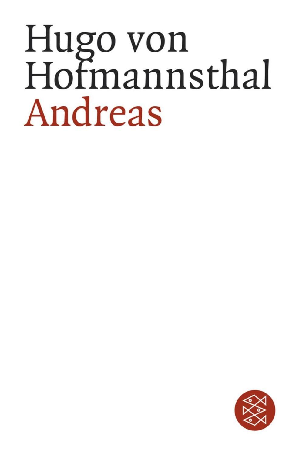 Cover: 9783596155255 | Andreas | Hugo von Hofmannsthal | Taschenbuch | 96 S. | Deutsch | 2002