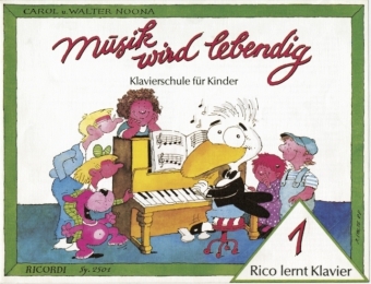 Cover: 9783931788445 | Rico lernt Klavier 1 | Musik wird lebendig | Broschüre | 64 S. | 1989