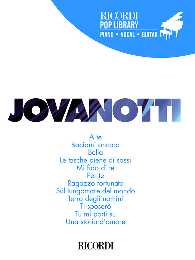 Cover: 9790215108967 | Jovanotti | Jovanotti | Songbuch (Gesang, Klavier und Gitarre) | Buch