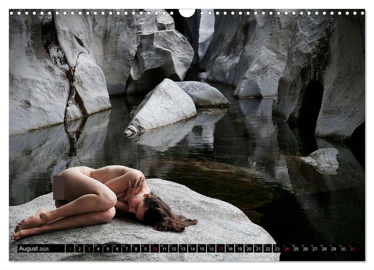 Bild: 9783435839285 | Aktfotografie auf Stein und Felsen (Wandkalender 2025 DIN A3 quer),...