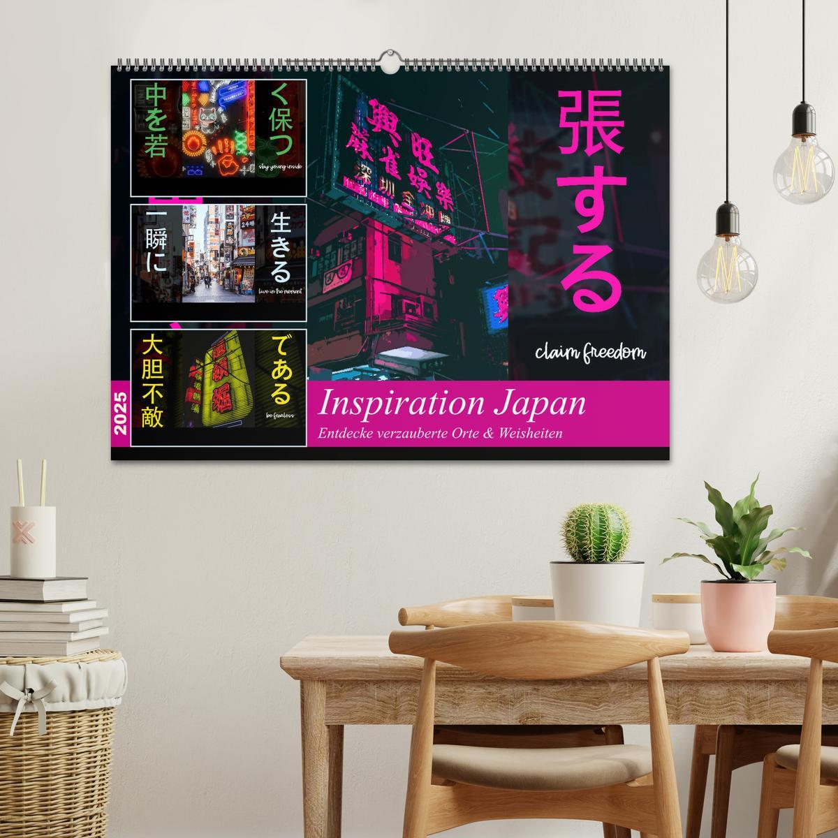 Bild: 9783435086030 | Inspiration Japan (Wandkalender 2025 DIN A2 quer), CALVENDO...